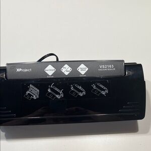 X Project Black Vacuum Sealer